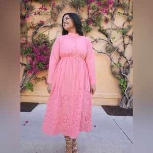 NWT Dainty Jewells Cotton Coral Dress